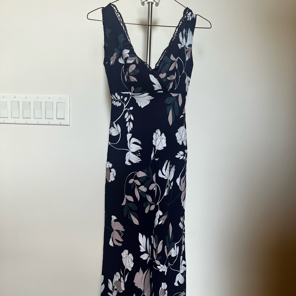 Thakoon Navy Floral Dress Size 0